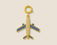 Airplane Travel Diamond Charm