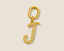 Alphabet J Diamond Studded Charm