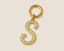 Alphabet S Diamond Studded Charm