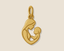 Baby & Mama Gold Charm