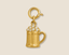 Beer Gold Diamond Charm