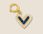 Blue Heart Diamond Studded Charm