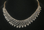 Zoom shot of delicate rose gold diamond necklace - Vansh Diamonds