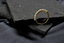 Side shot of stackable diamond ring with sleek contemporary string of diamonds for daily wear by Vansh Diamonds