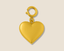 Gold Heart Charm
