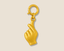 Gold Korean Heart Charm