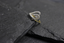 Top shot of asymmetrical heart design in Natural with 18K yellow gold by Vansh Diamonds
