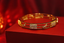 Top shot of three-row diamond bangle in yellow gold for extra brilliance - Vansh Diamonds