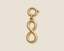 Infinity Gold Charm