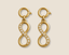 Infinity Symbol Diamond Charms (Set of 2)