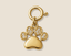 Pet Paw Gold Charm