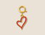 Ruby Pavé Heart Charm