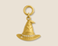 HP Sorting Hat Gold Charm